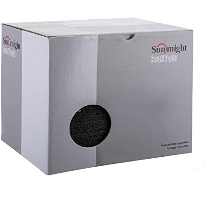 Sunmight SCUFF PAD 6" X 9" GRAY PAD, 80200, 20 PADS, 1 PACK - Image 2